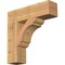 Ekena Millwork Olympic Block Smooth Bracket, Western Red Cedar, 5 1/2"W x 22"D x 22"H BKT06X22X22OLY05SWR - alternate 1